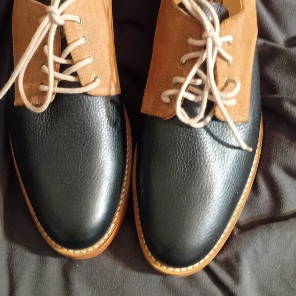 NIB mens Winthrop suede/ leather shoes - Picture 2 of 4